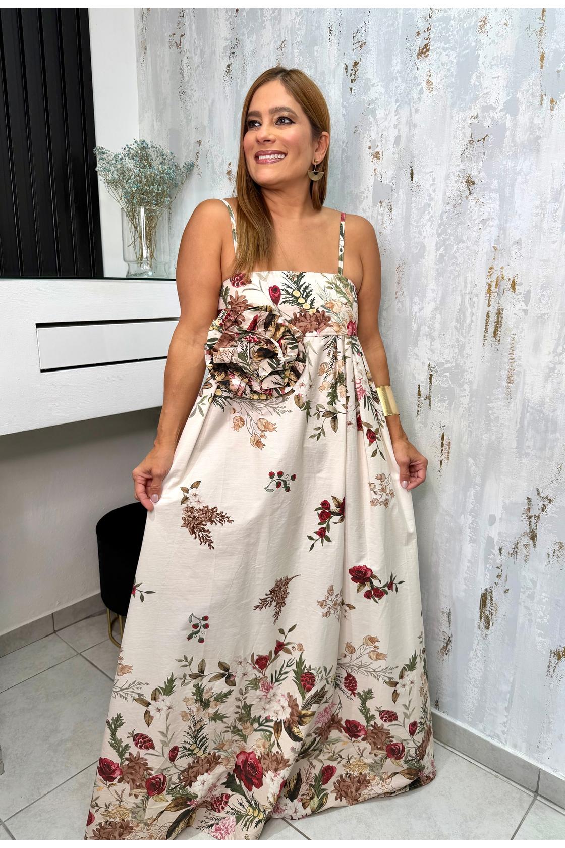 Flowers Maxi dress