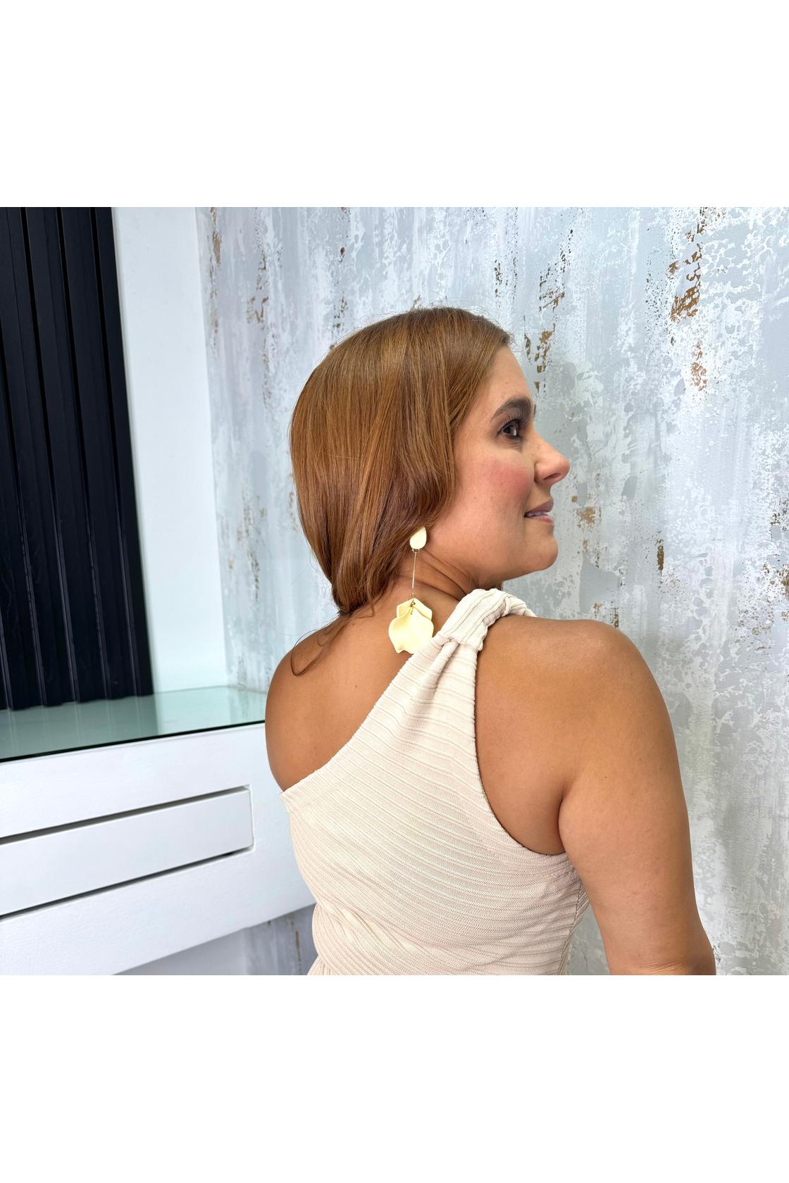 One Shoulder Twist Dress