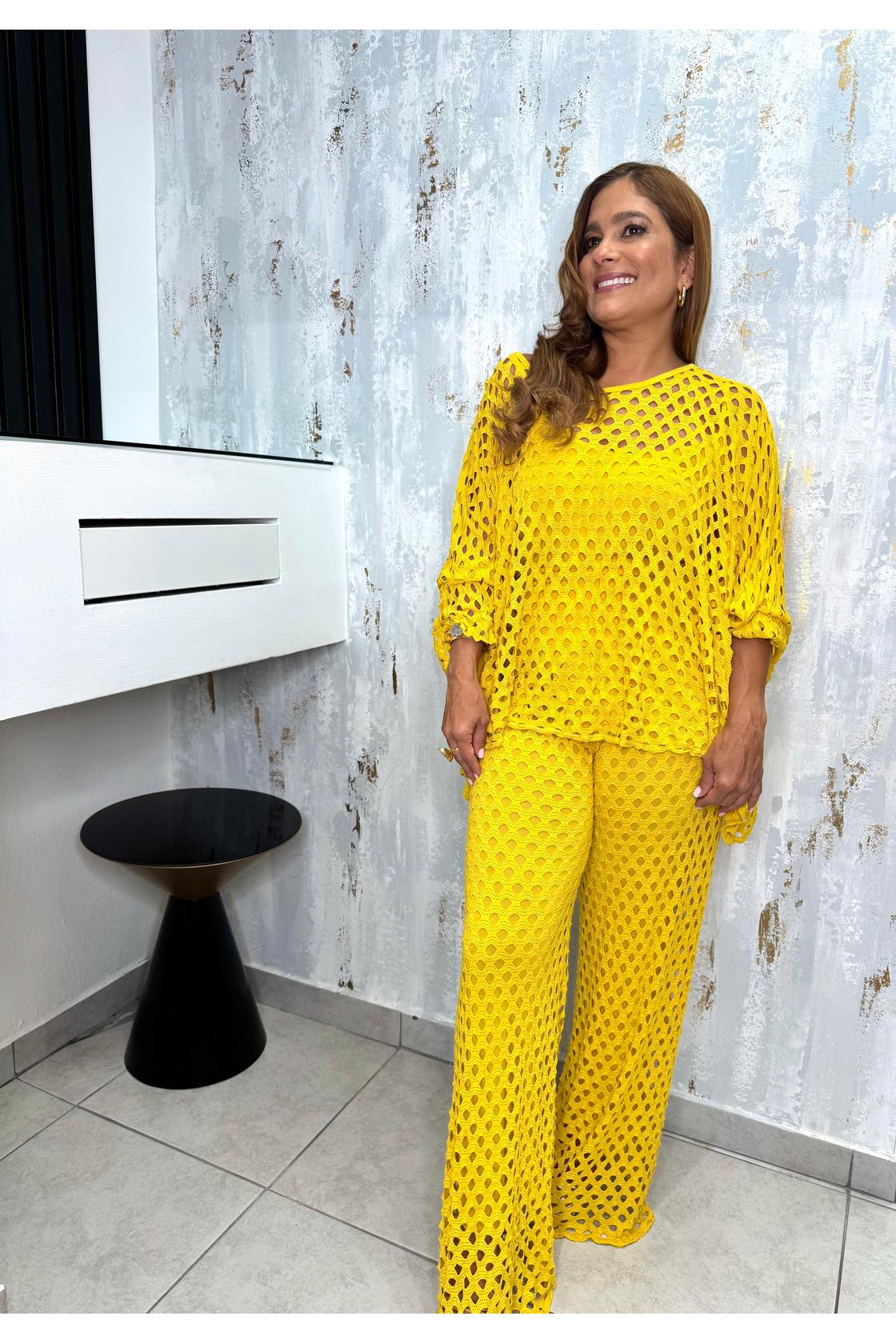 Tunic Top & Pants Set Crochet