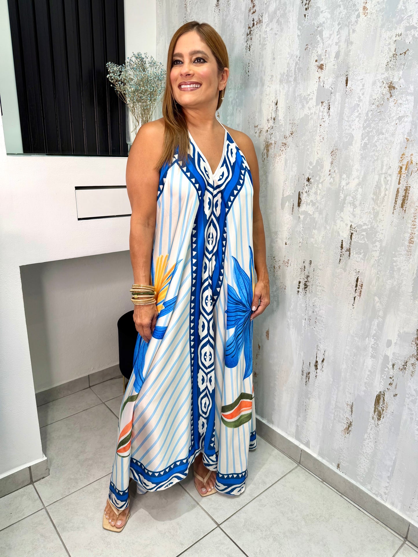 Tropical Maxi Dress