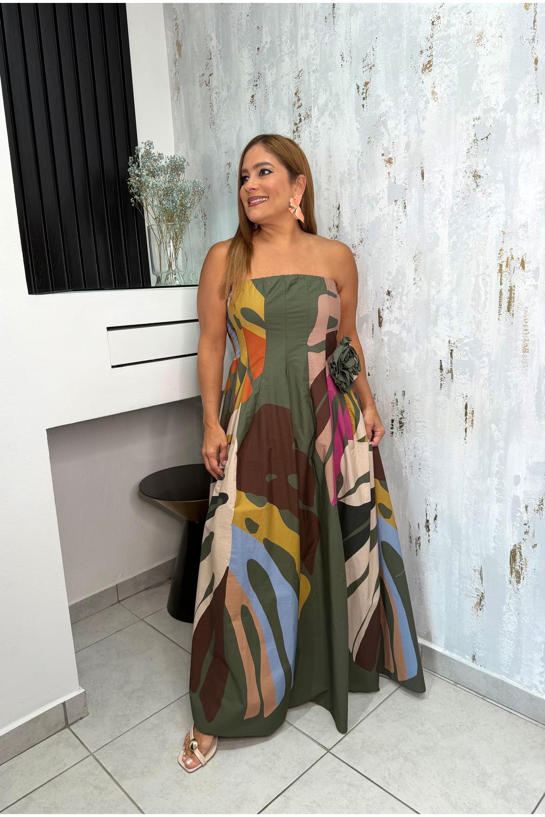 Strapless Maxi Dress