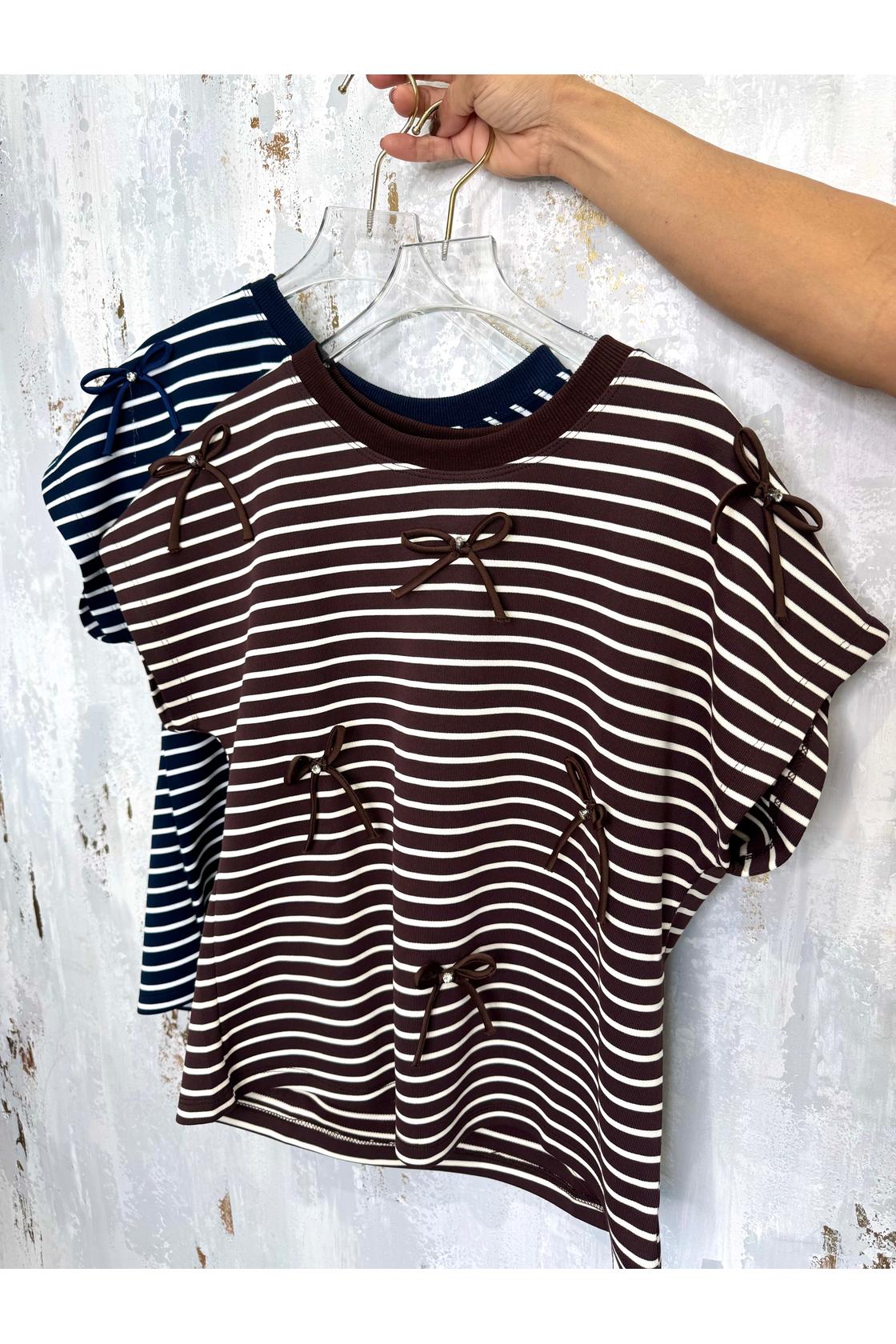 Ribbon Stripe Top
