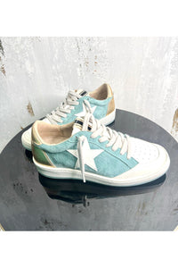 Sneakers Paz Aqua Suede