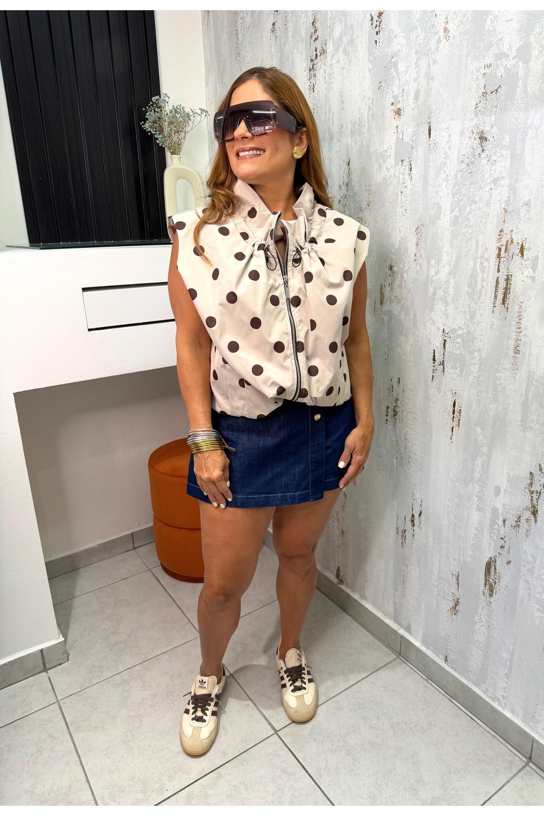Vest Polka Dots