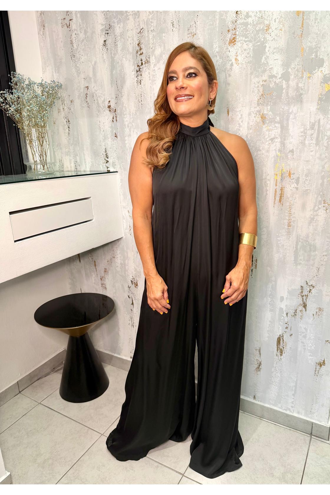 Haltet Neck  Jumpsuit