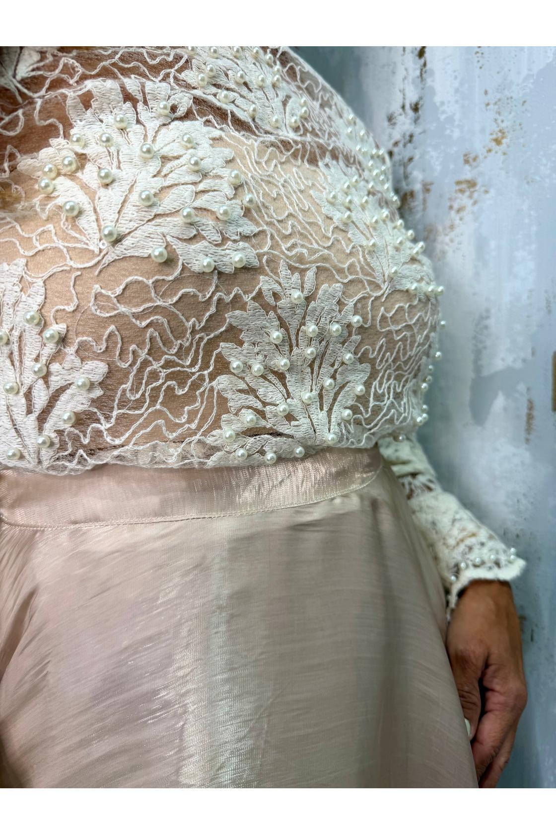 “Ivory Lace Elegance Top