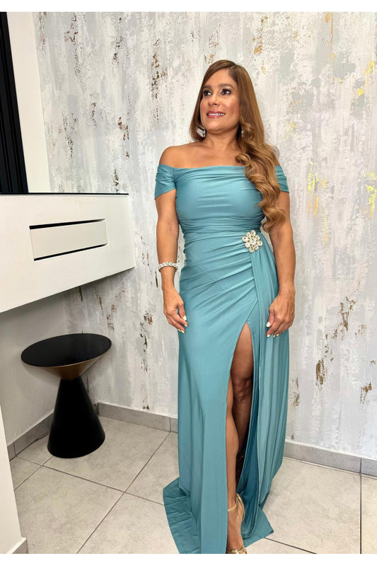 Strech Luxe Jersey Maxi Dress