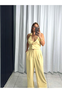 Tortoise Halter Vest Tank & Pants Set