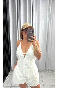 Mariana Denim Strappy Romper