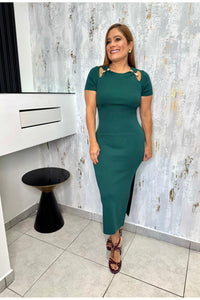 Solid Color Bodycon Mini Dress