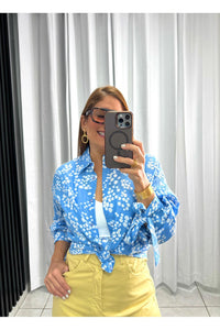 Polka dots Button Blouse