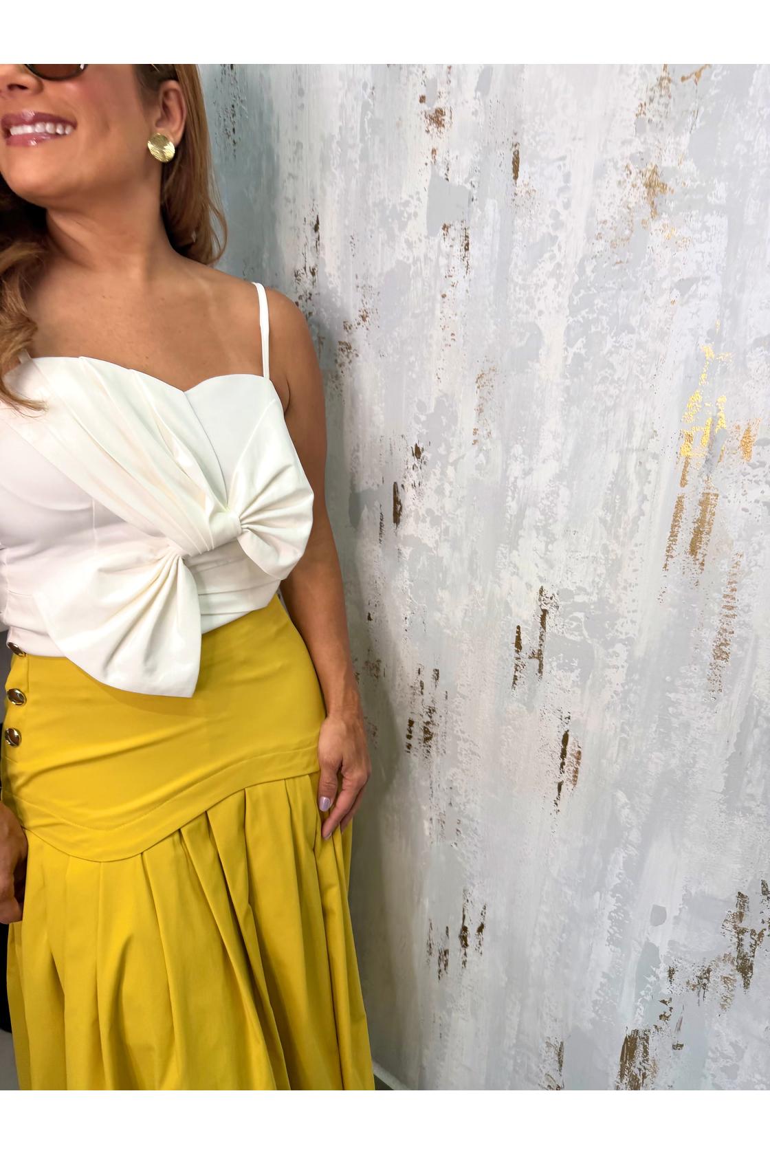 Ribbon Crop Top