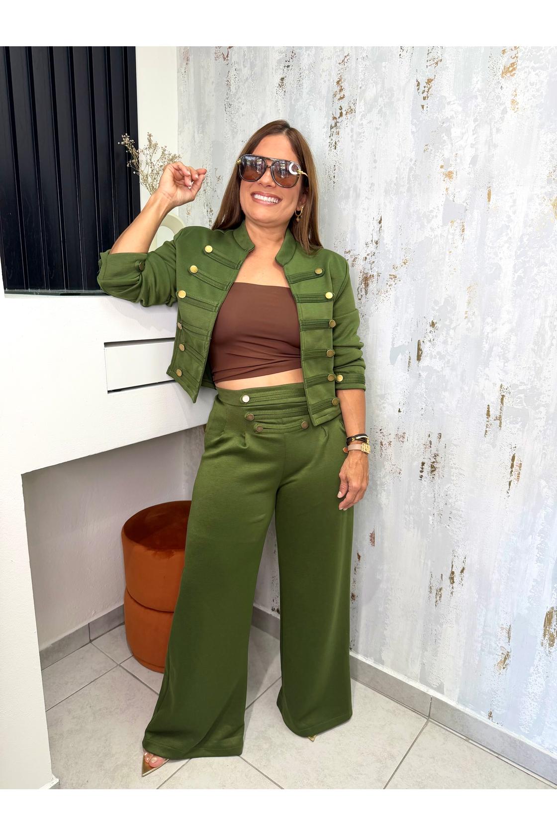Fashion Napoleon Two-Piece Set
