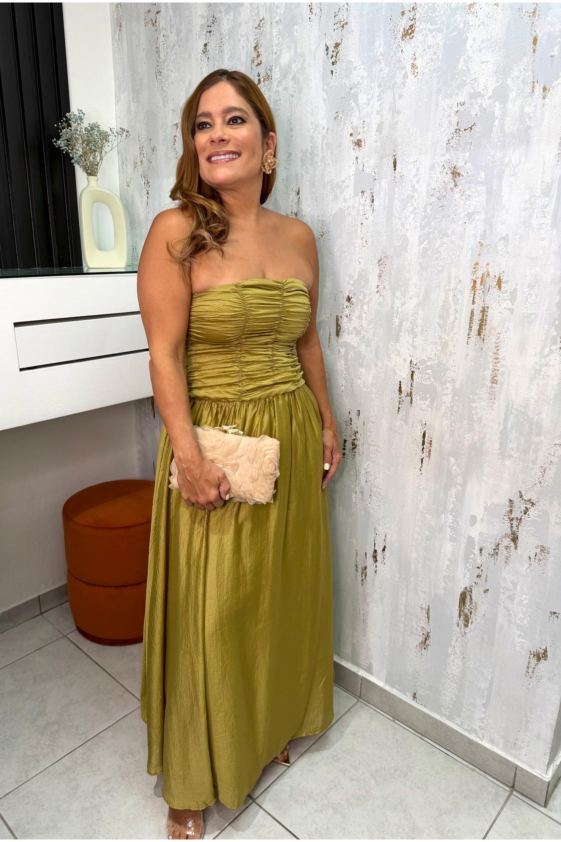Fashion Strapless Dress