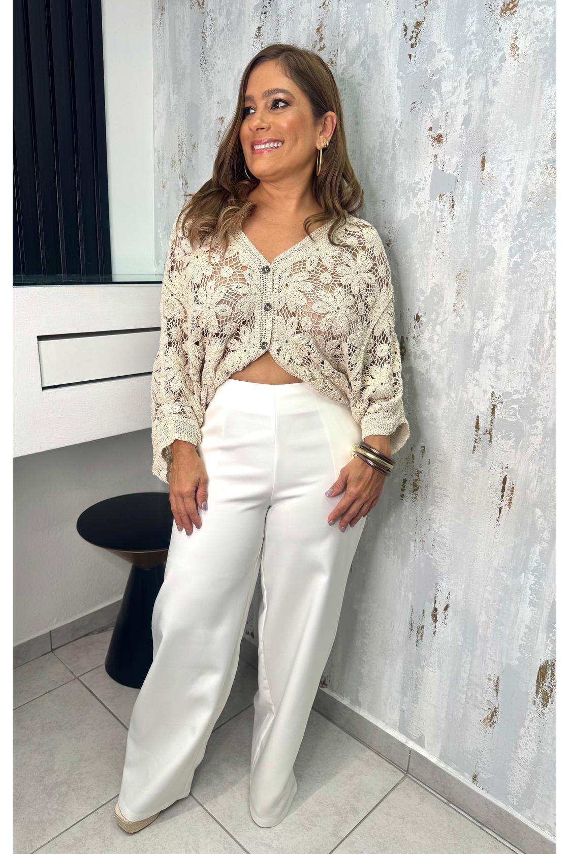 Boho Lace Detail Dolman