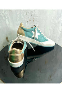 Sneakers Paz Aqua Suede
