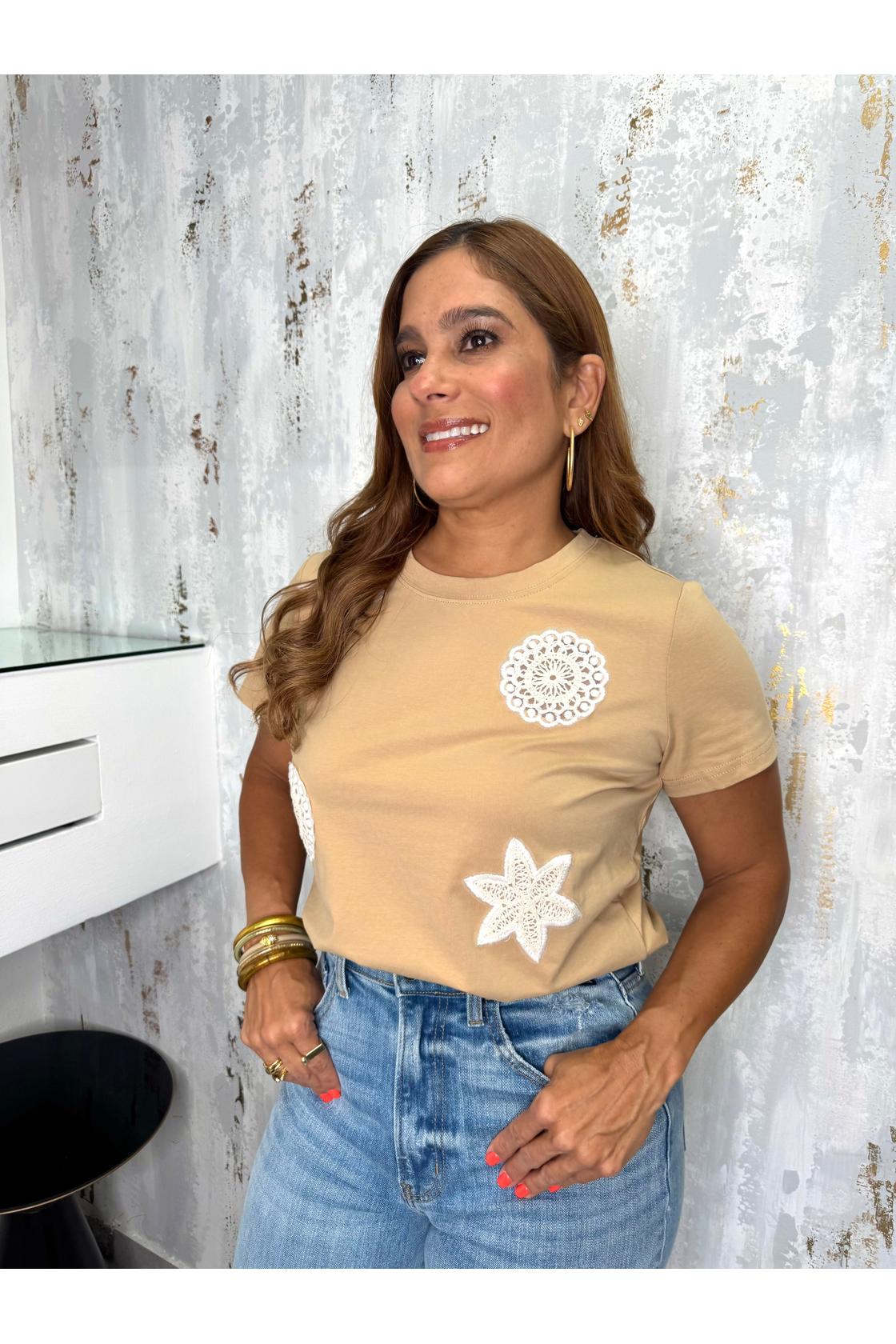 Embroidered Parch T Shirt
