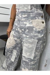 Animal Print Fashion Overall Jumpsuit