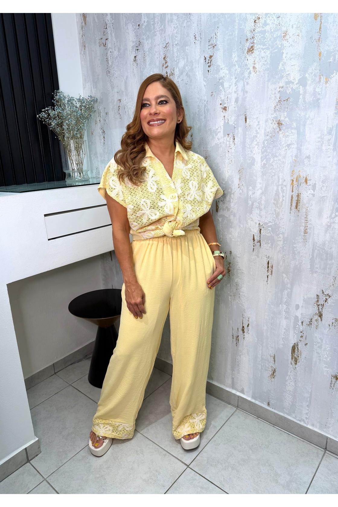 Wide Leg Two Piece