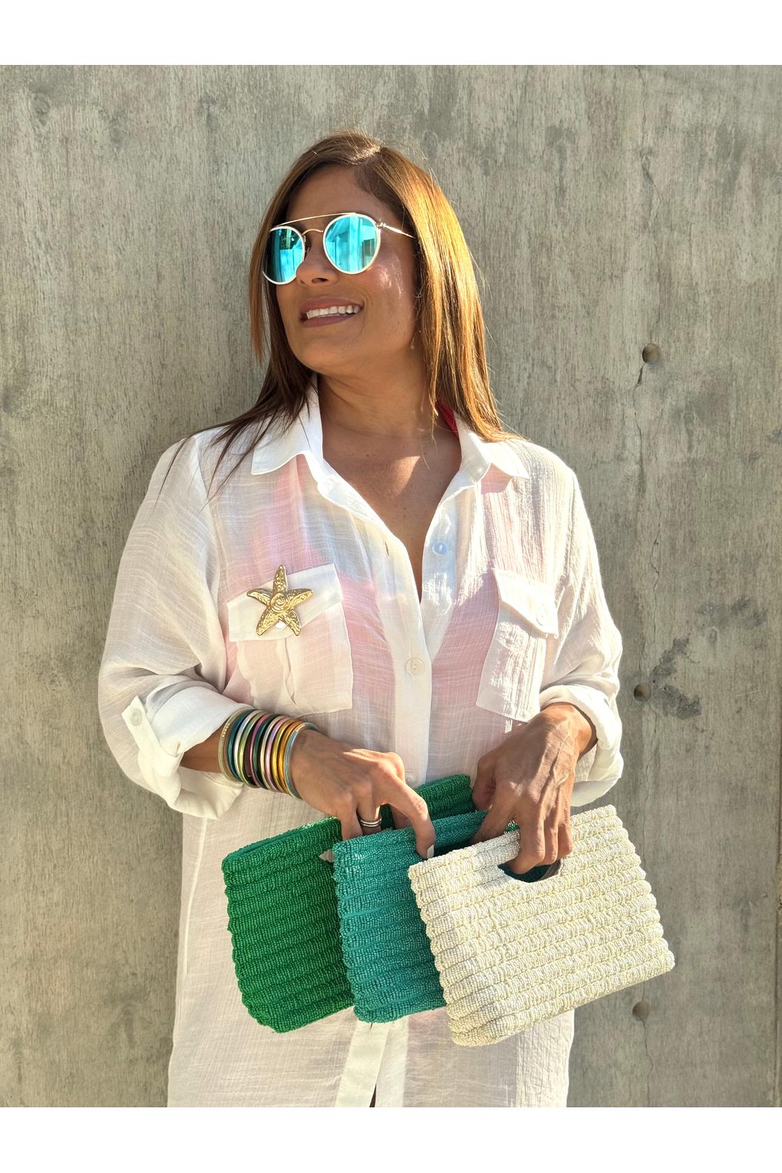 Elegant Beaded Clutch