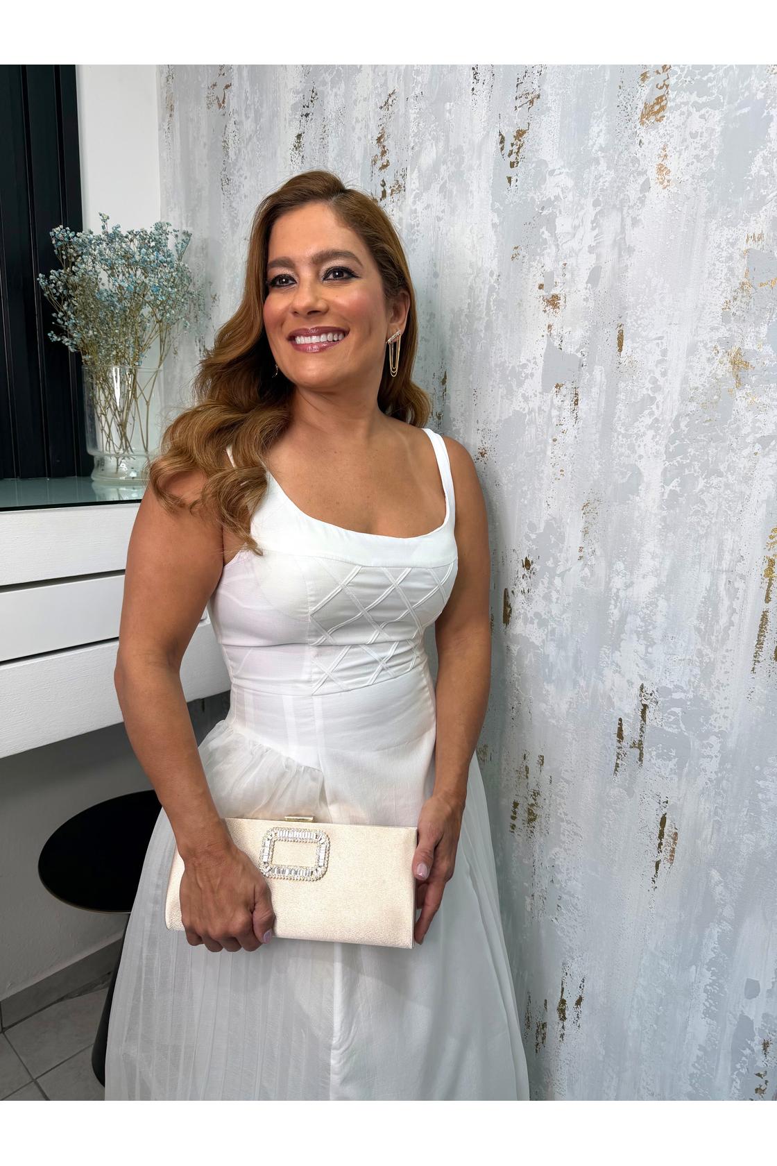 White Midi Dress