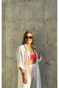 Necklace  Rainbow Acrylic And Star