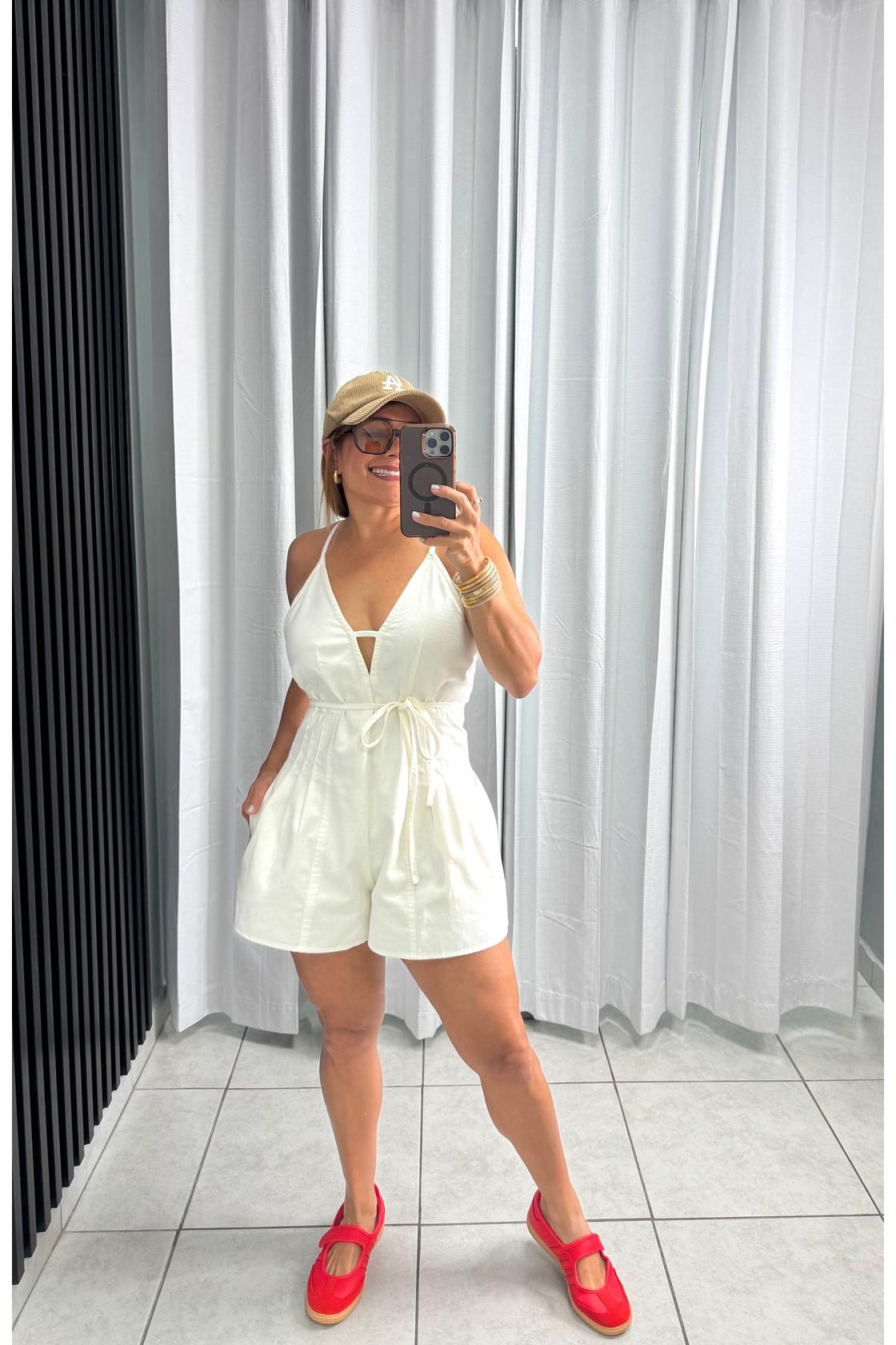 Mariana Denim Strappy Romper