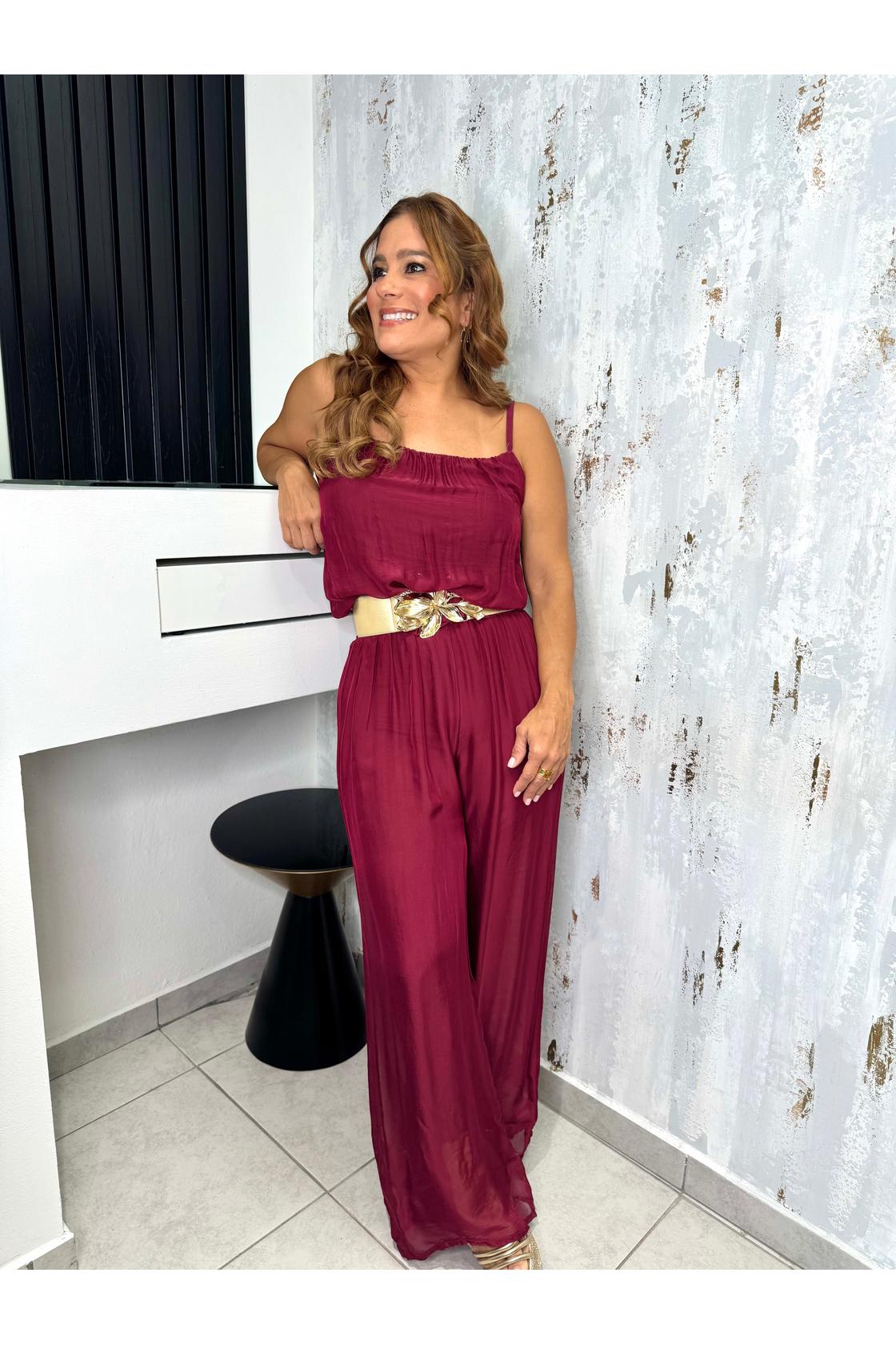 Spaghetti Strap wide legs Jumpsuit