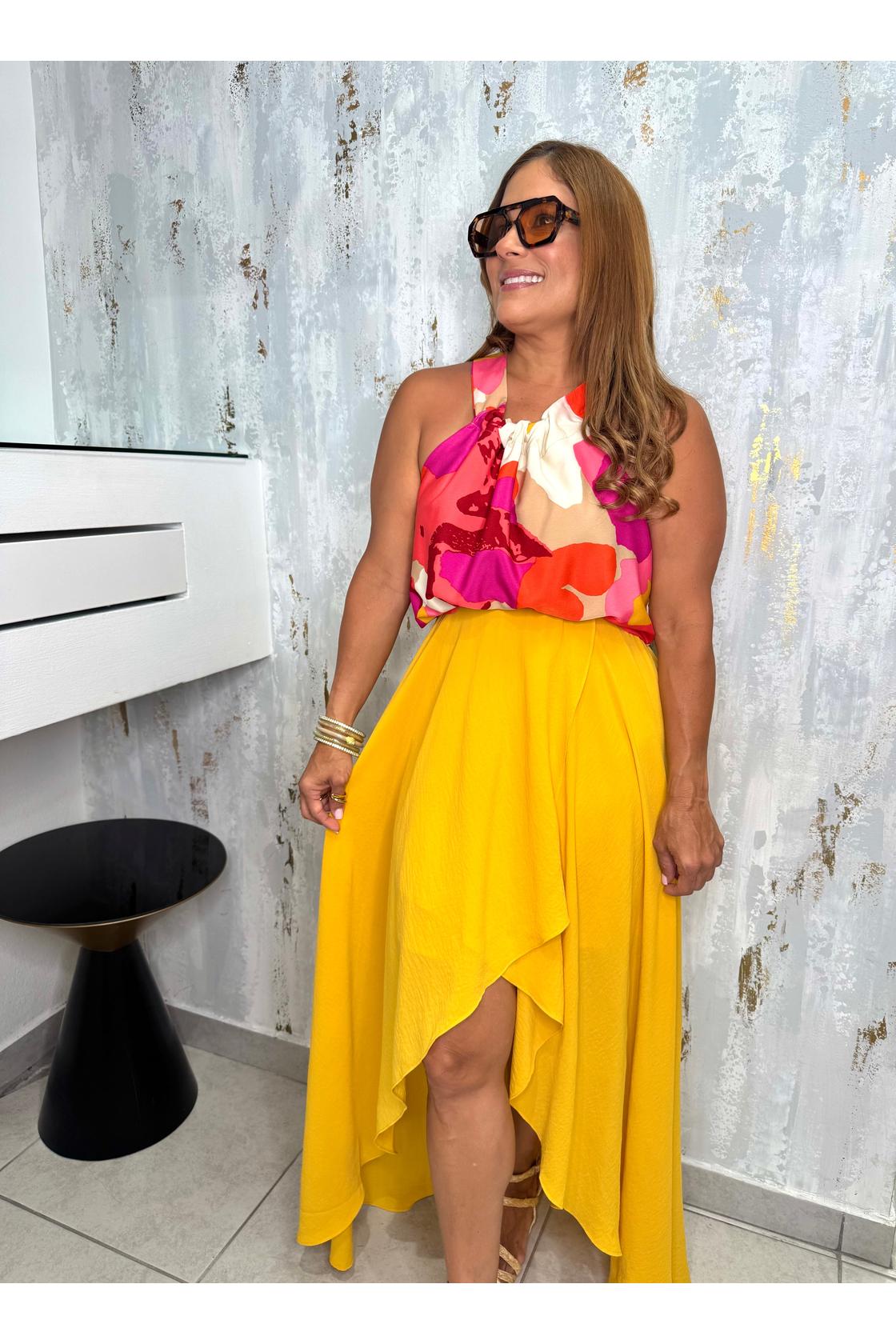 Cascade Maxi Skirt