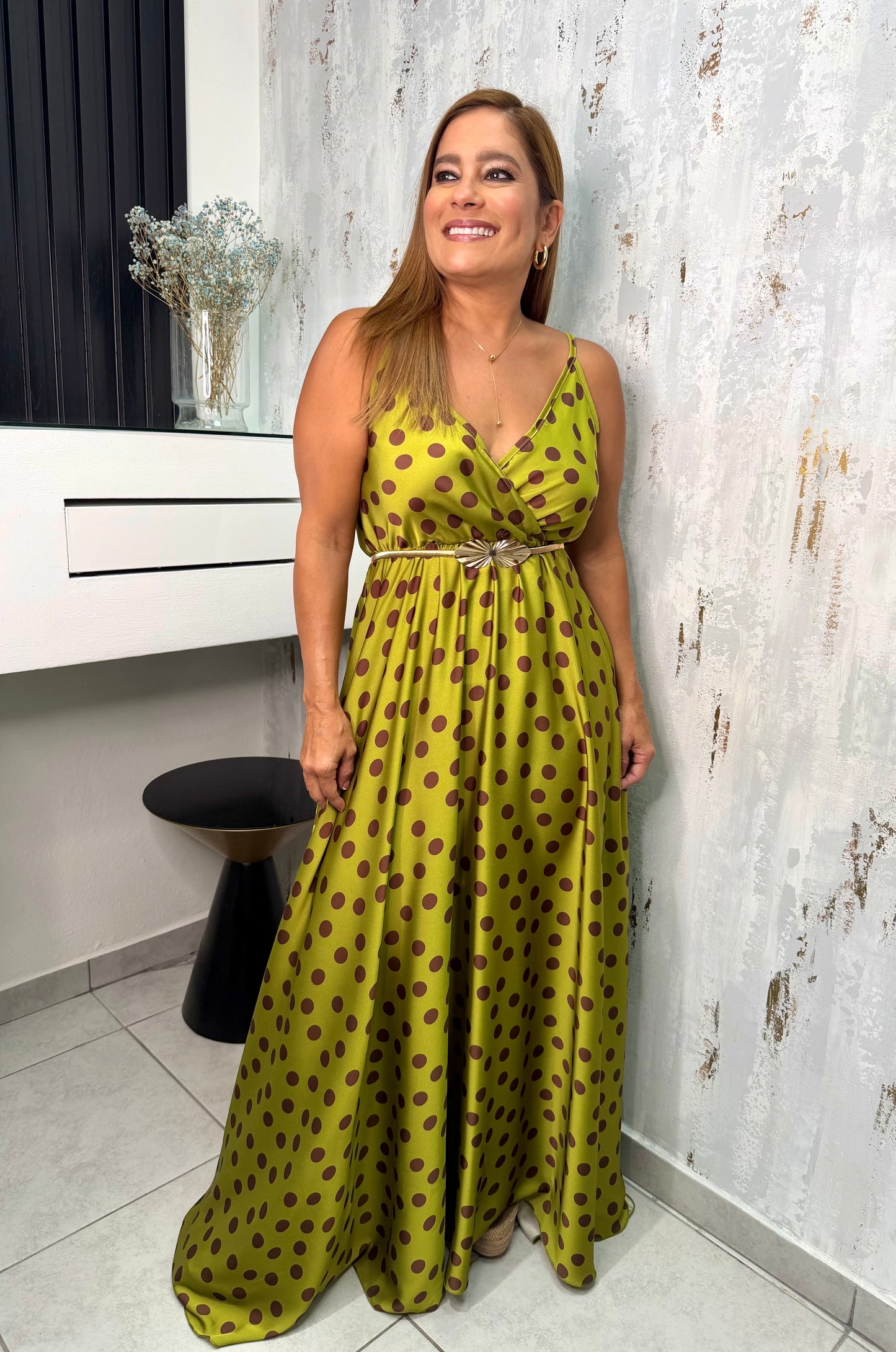 V-Neck Maxi Dress
