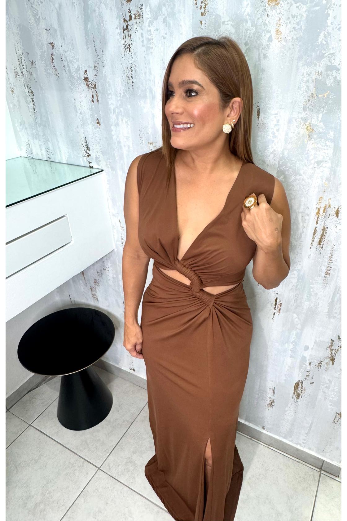 Sirena Cut Out Maxi dress