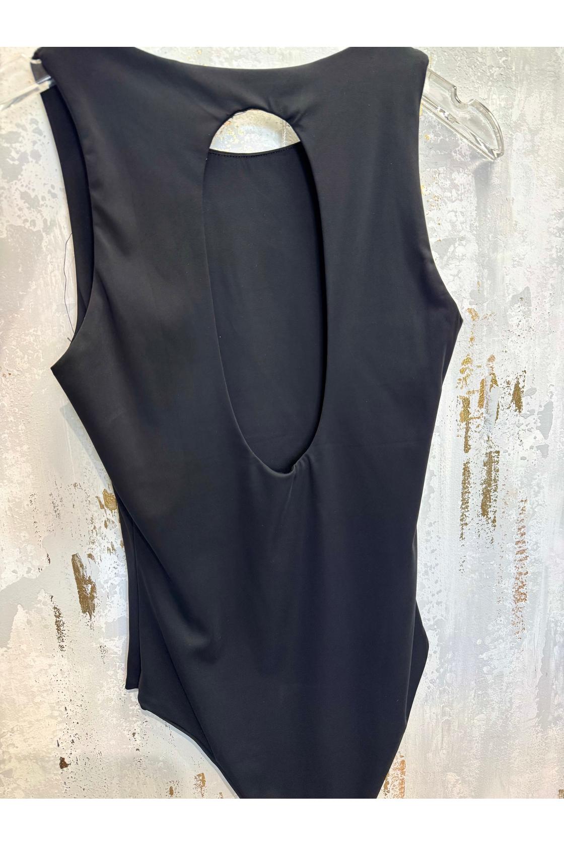 Casual Solid Tank Bodysuit