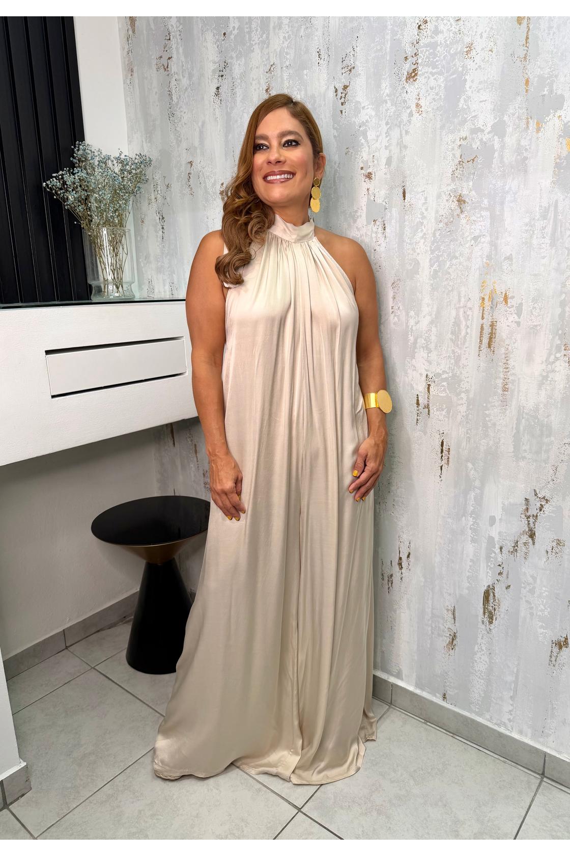 Haltet Neck  Jumpsuit