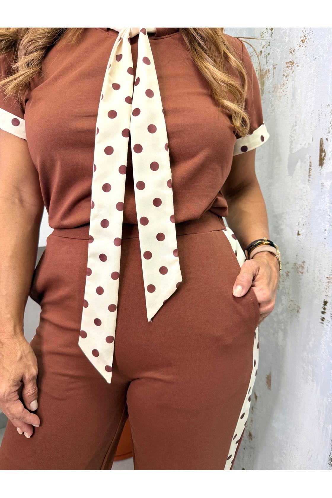 Chic Polka Dot Travel Set